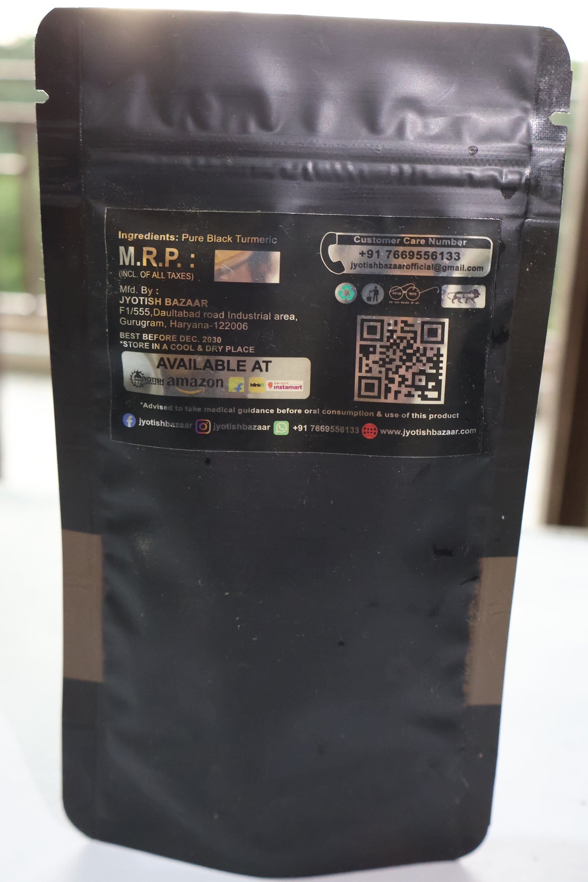 Bhairavi Black Turmaric